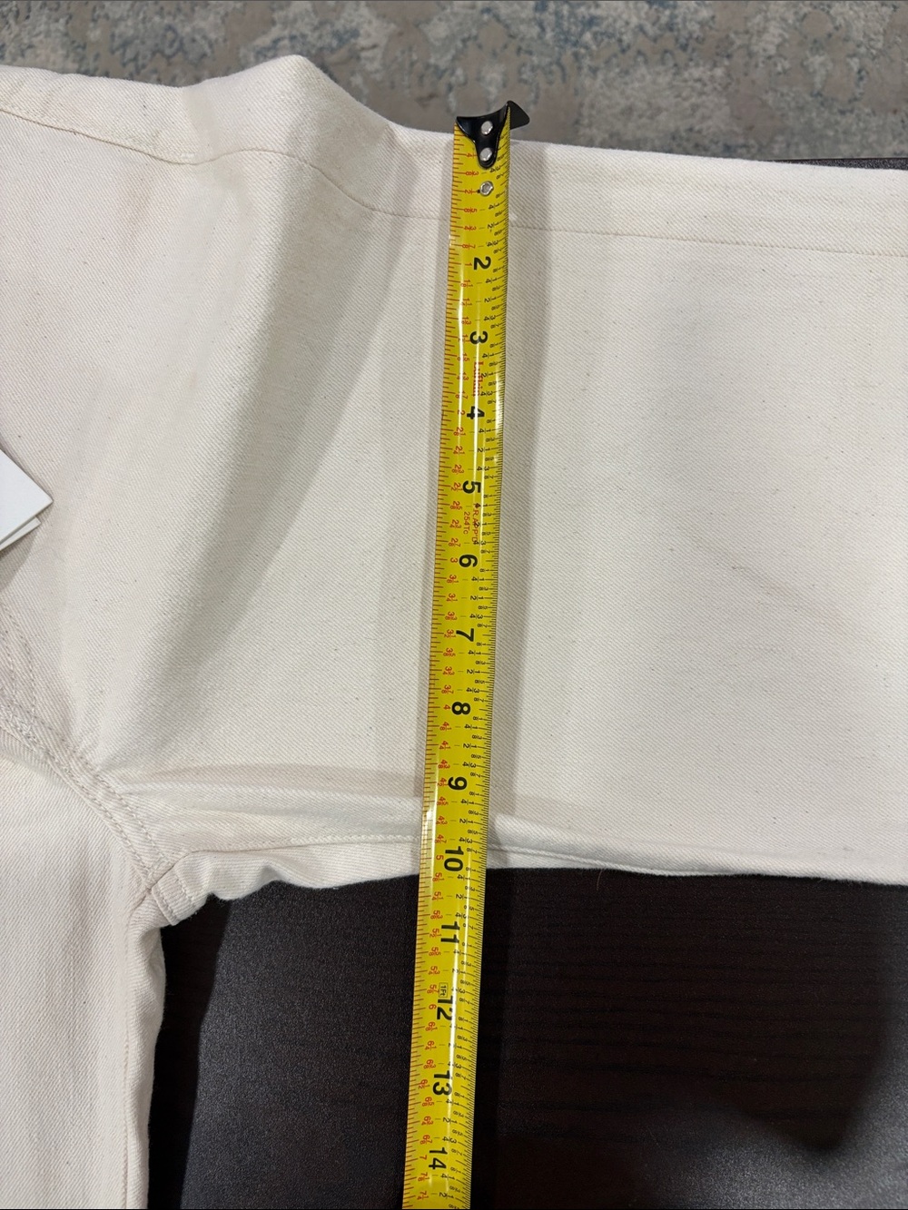 Buck Mason NWT Women’s N008 Off Duty Jean Japanese Seeded Natural Denim Size 23 - Picture 9 of 16